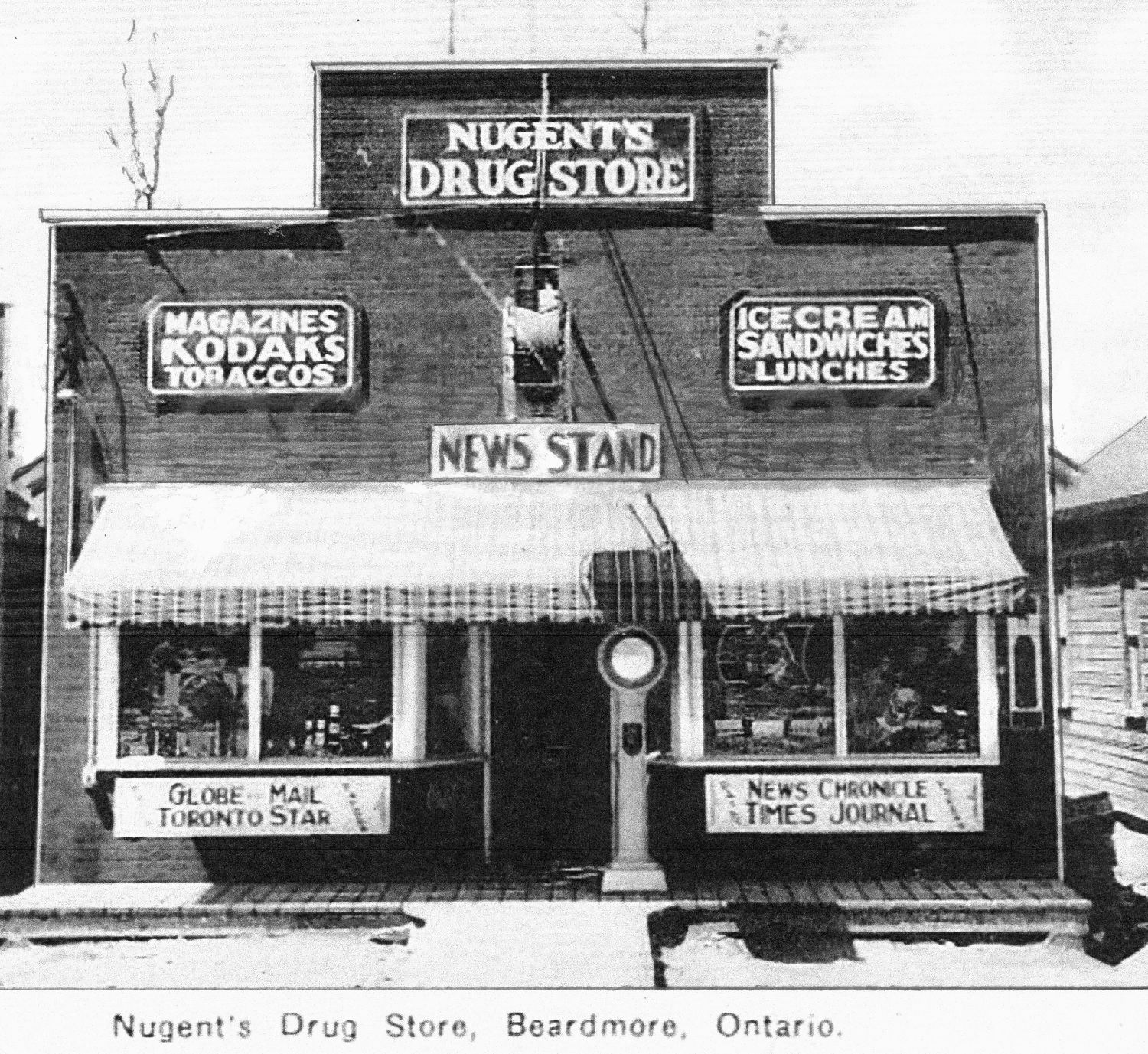 Beardmore, Ontario, Nugent's Drug Store