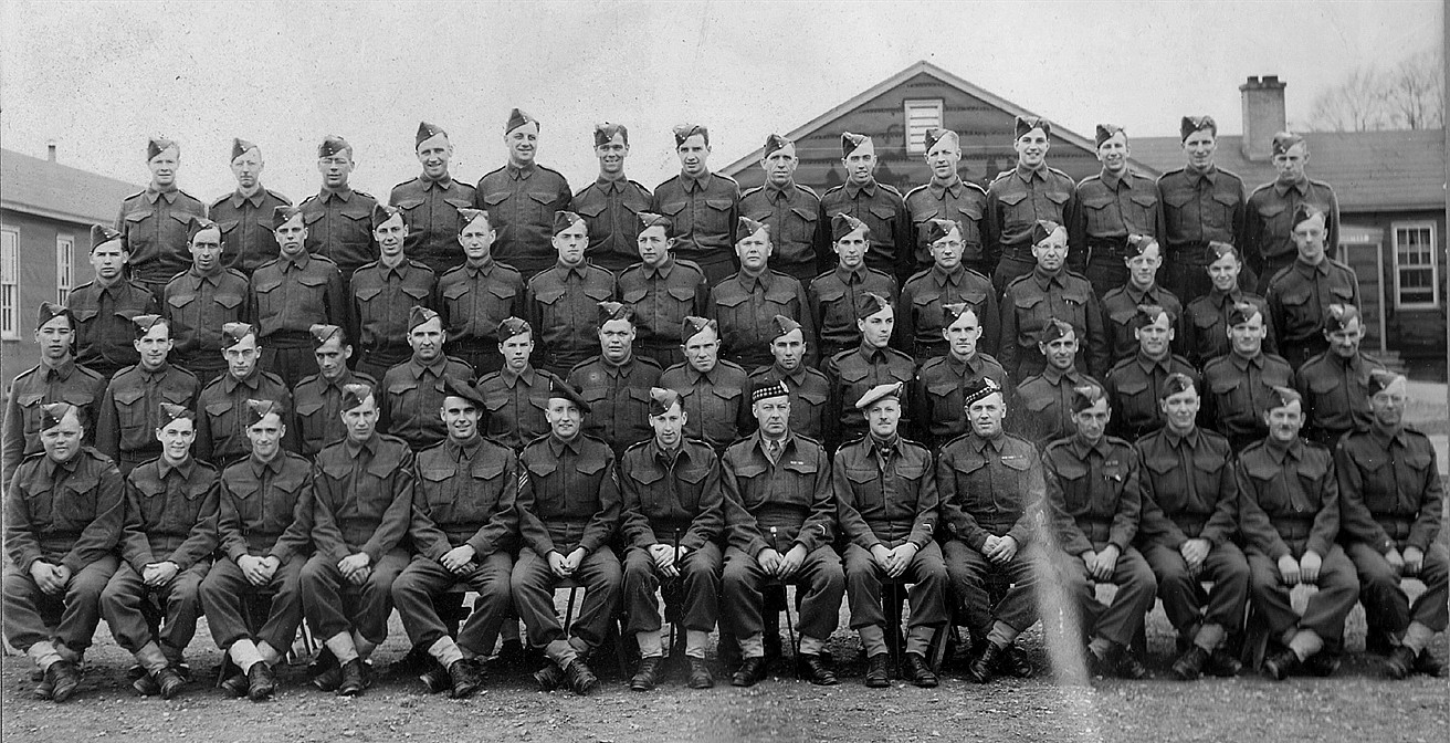 No. 6 Platoon, 'B' Coy, No. 25 C.A.(B)T.C., 1943