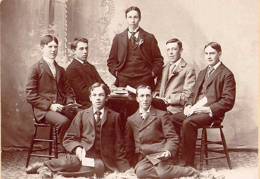 Collingwood Ontario, Graduating Students, 1890s.