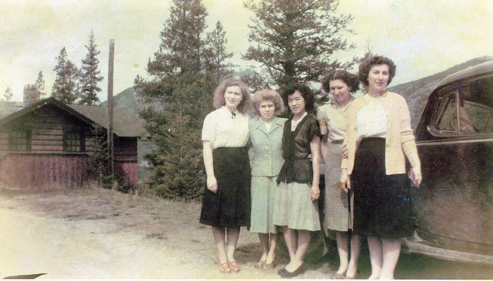 Group of women, Lethbridge, Alberta, 1948