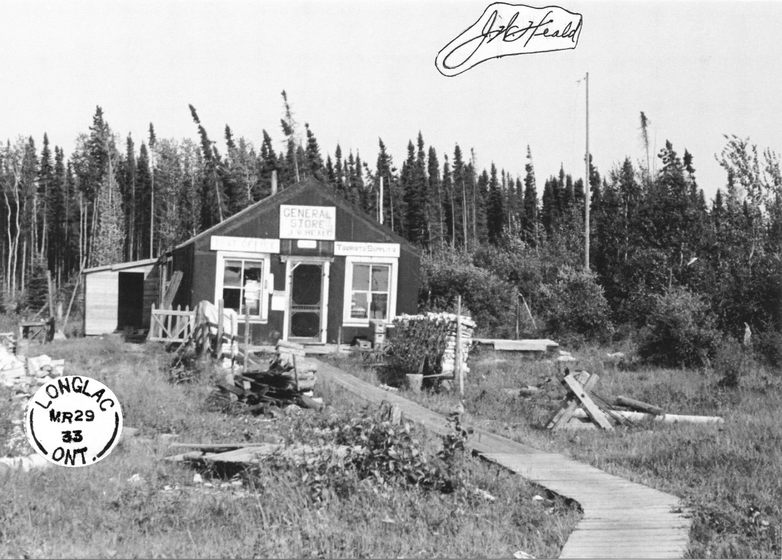 Longlac postoffice, early 1930's