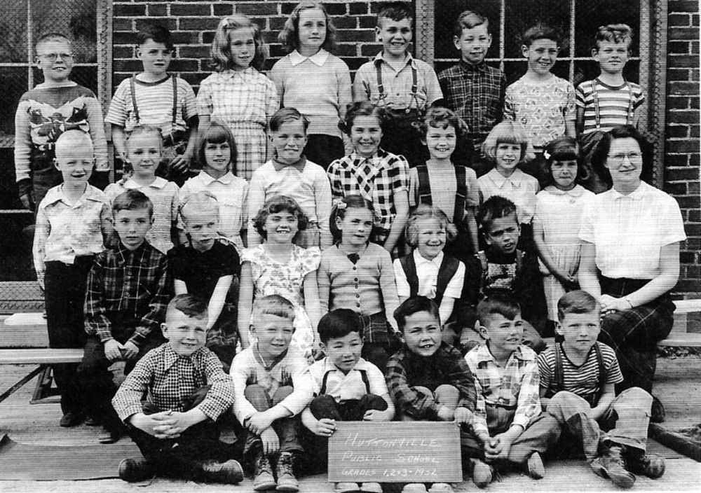 Huttonville Public School, 1952 Class Photo