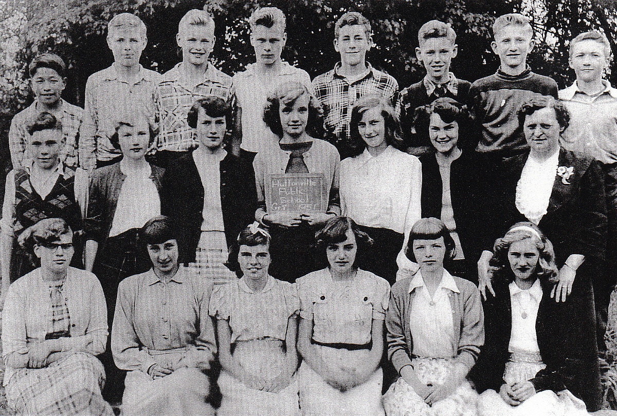 Huttonville Public School, 1951 Class Photo