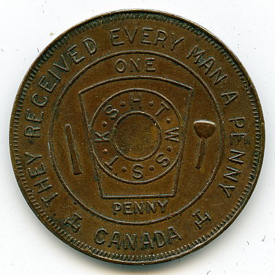Perth, Ontario, Canada, Masonic Penny