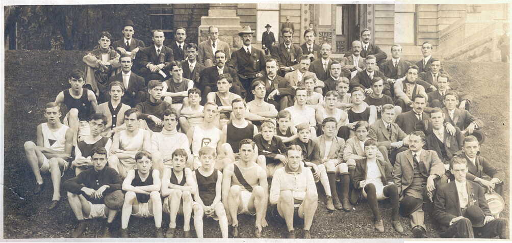 Male students and teachers