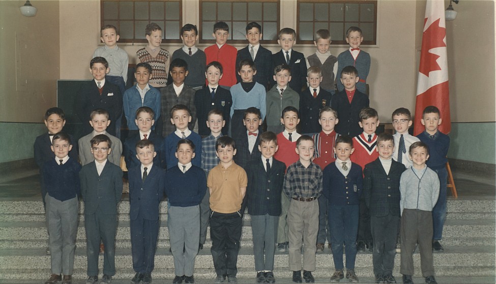 Photo of unknown class of boys, Canada