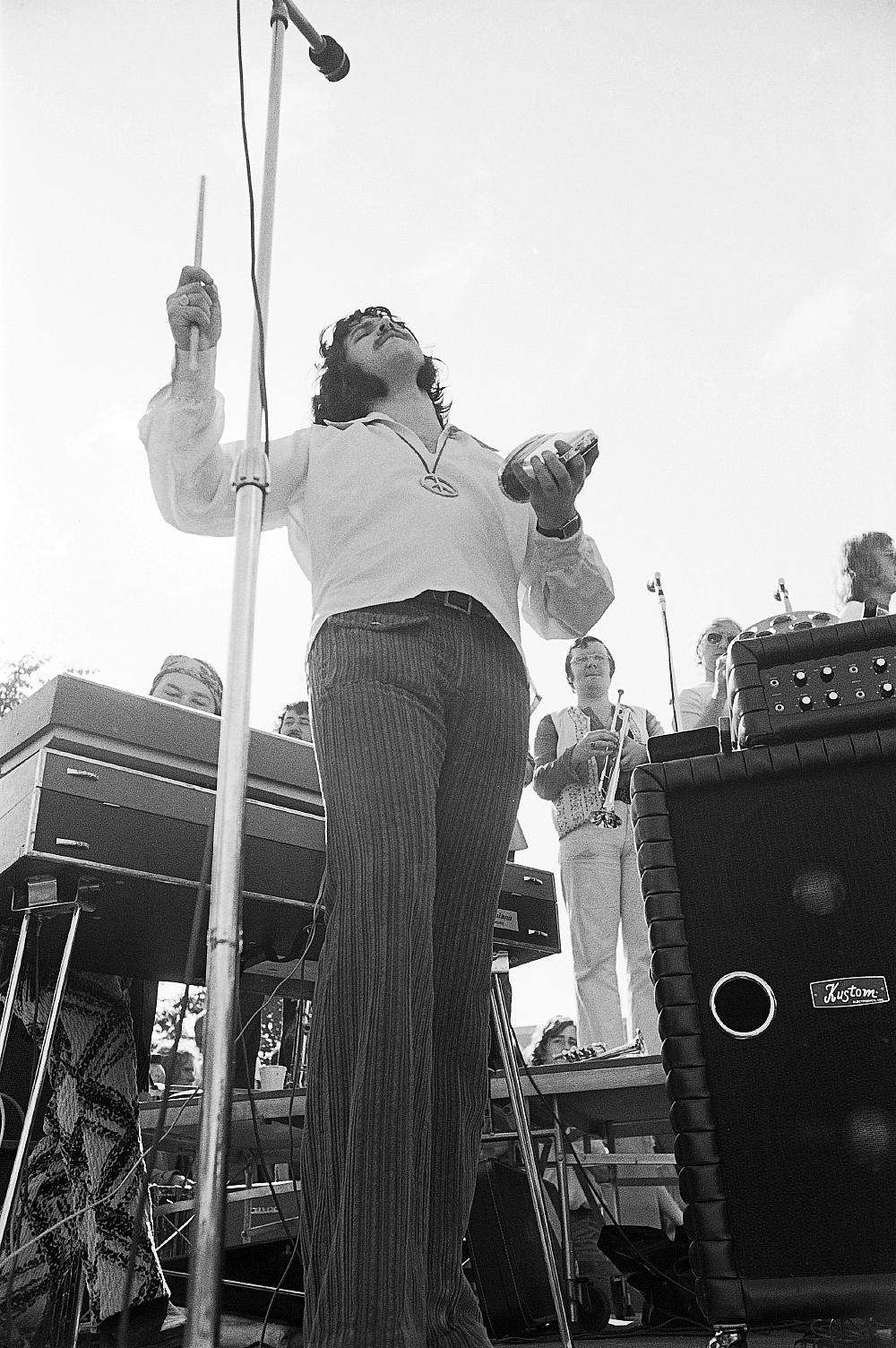 Bob McBride, Lighthouse Concert at City Hall, Toronto, 1970.